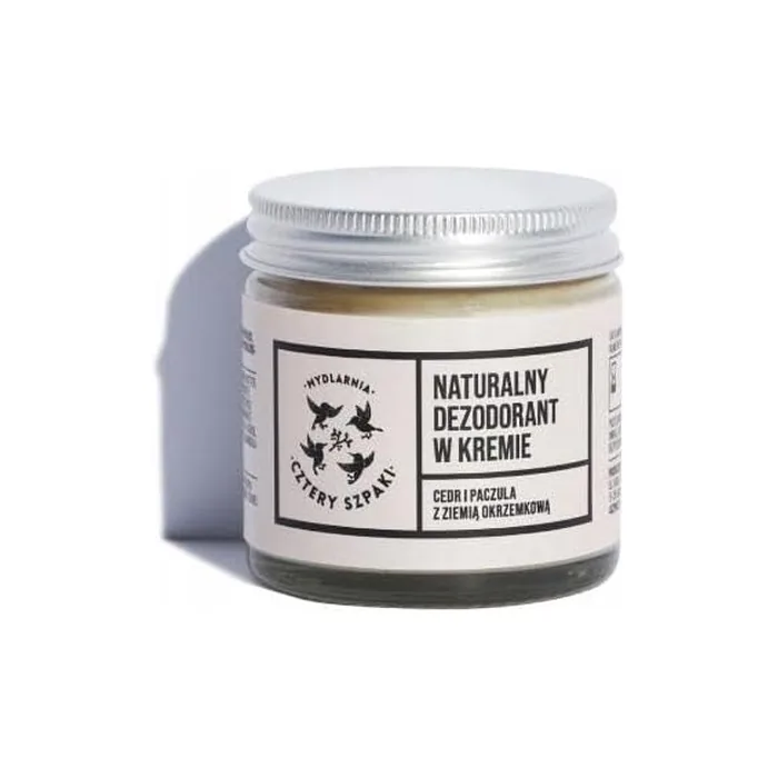 Four Starlings Storni Cream Deodorant Cedar and Patchouli 60ml