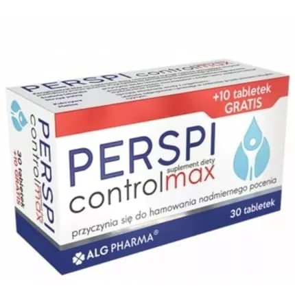 Perspicontrol Max 30 Tablets + 10 Tablets FREE - Strong Perspiration Control
