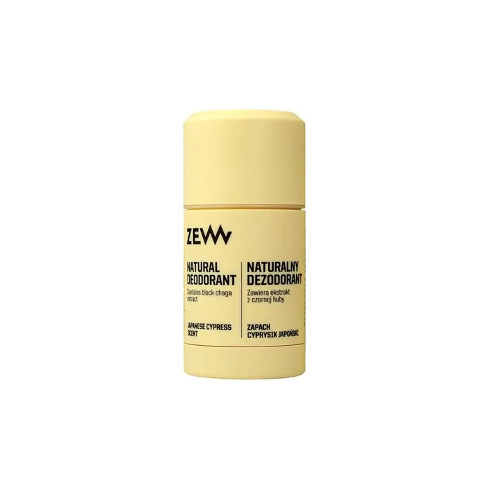Zew For Men Natural Deodorant Stick Japanese Cypress And Bergamot 80g