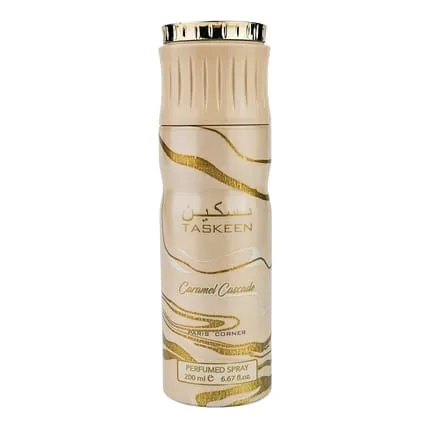 Paris Corner Taskeen Caramel Cascade 200ml Deodorant Spray