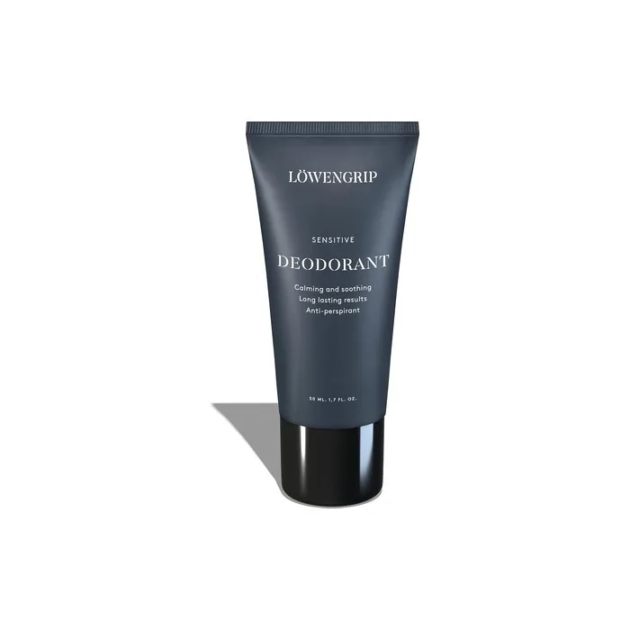 Löwengrip Sensitive Deodorant Antiperspirant Rehydrates Soothes Softens Skin Long Lasting Freshness 50ml