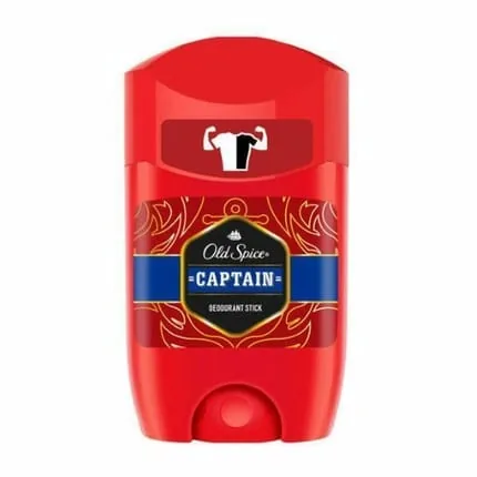 Old Spice Captain Deodorant Stick 50ml - All Day Protection