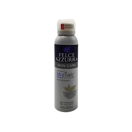 Felce Azzurra Skin Care Deodorant 150ml 48h Formula Idra Talc with White Tea