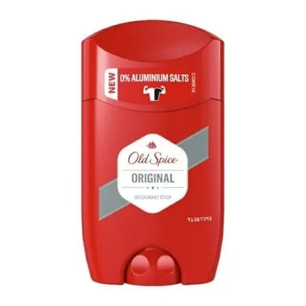 Old Spice Original Deodorant Stick for Men 50ml - 48 Hours Freshness, 0% Aluminium Salts