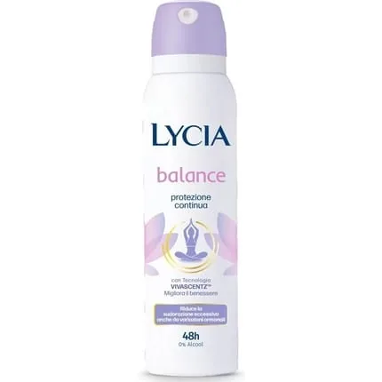 Lycia Balance Deodorant Spray 150ml - Alcohol-Free, Long-Lasting Freshness