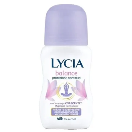 Lycia Balance Roll-On Deodorant 50ml - Alcohol-Free, 48-Hour Protection