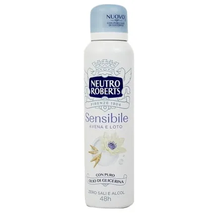 Roberts Deodorant Spray 150 Ml New Sensibile Loto E Avena