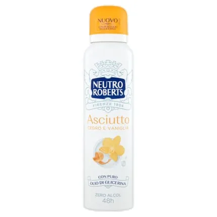 Neutro Roberts Deodorant Spray Dry Cedar & Vanilla 150ml