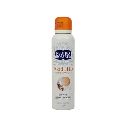 Neutro Roberts Sandalwood Dry Spray Deodorant With Zero Alcohol And Natural Cotton 150ml