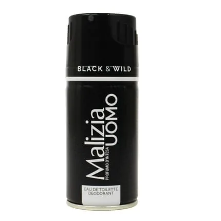 Malizia Uomo Black and Wild Deodorant 150ml