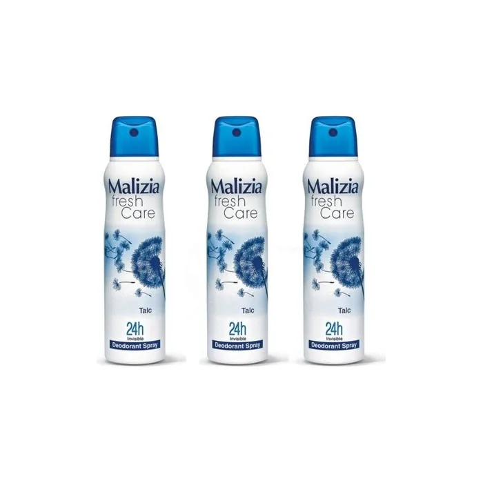 Malizia Donna Fresh Care Deodorant Spray Talc 24h Invisible 150ml