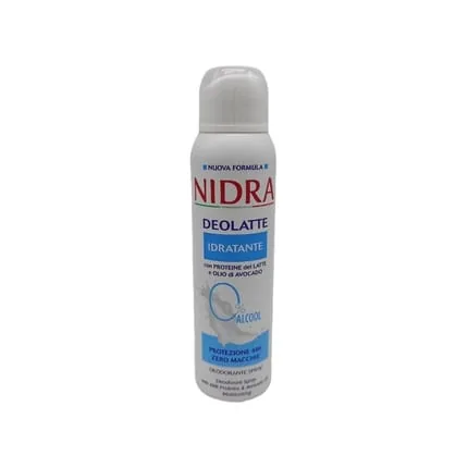 Nidra Deolatte Idratante Invisible Deodorant 150ml Alcohol-Free