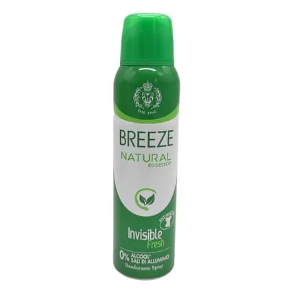Natural Invisible Green Spray Deodorant 150ml