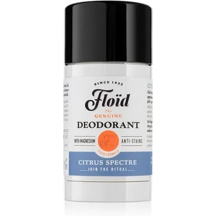 Floid Citrus Spectre Deodorant 75ml for Men with Magnesium Salts