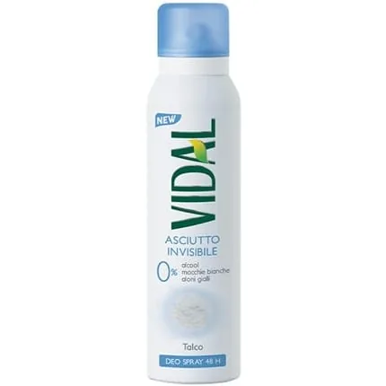 Vidal Deodorant Spray Talk Asciutto Invisibile 48h 150ml