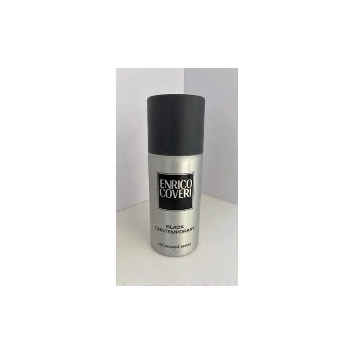 Enrico Coveri Black Contemporary Deodorant 150 Milliliters Spray