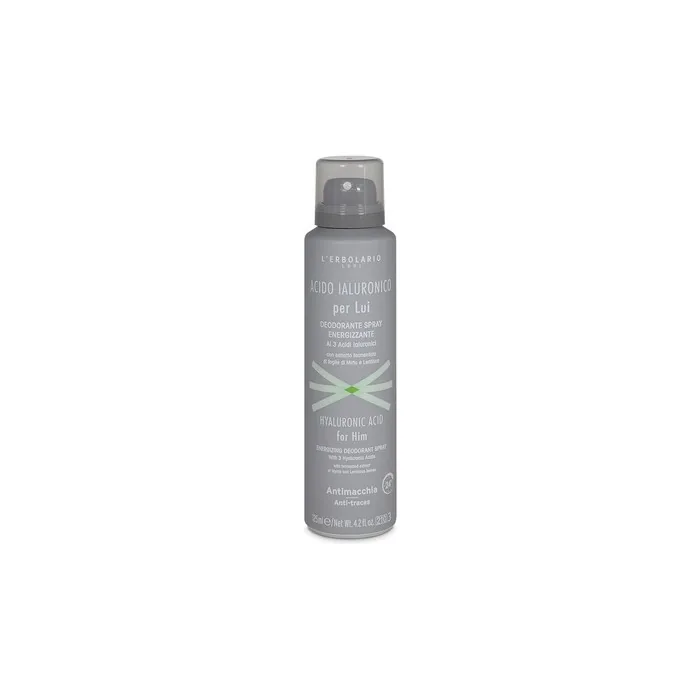 L'Erbolario Hyaluronic Acid For Him Energizing Deodorant Spray 125ml