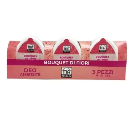 Ma Maison Deo Gel Mini 60g X 3 Bouquet Of Flowers