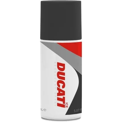 Ducati ICE Deo Spray Intense & Refreshing Aromatic Woody Scent Lemon & Eucalyptus Notes Long-Lasting Protection Italian High-End Deodorant for Men 150ml