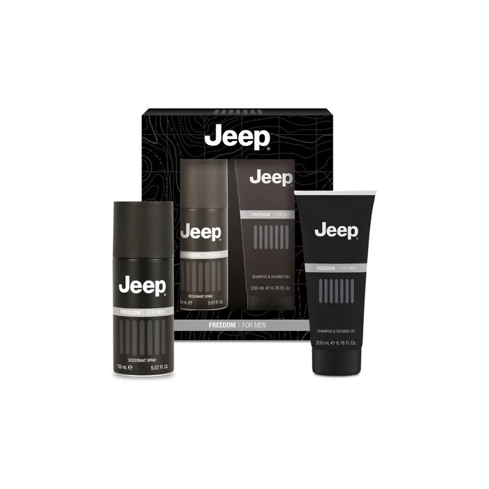 Jeep 2024 Freedom Deodorant Spray 150 Ml + Shower Gel Tube 200 Ml