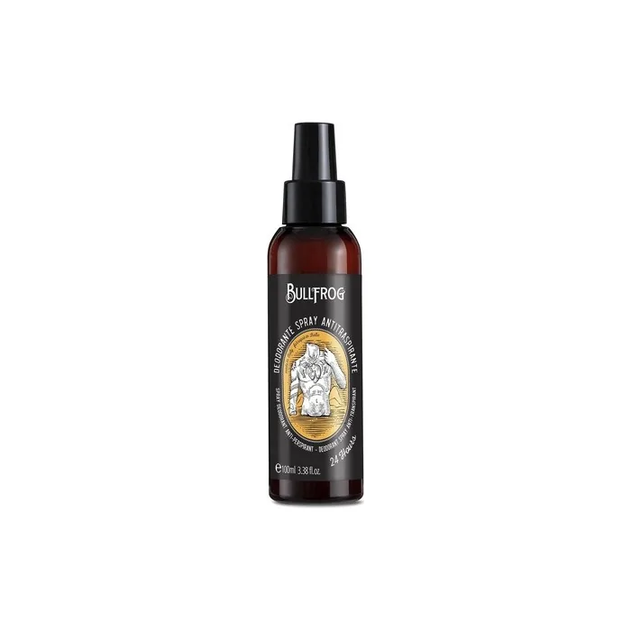 Bullfrog Antiperspirant Deodorant Spray 100ml - Leaves Skin Fresh and Dry
