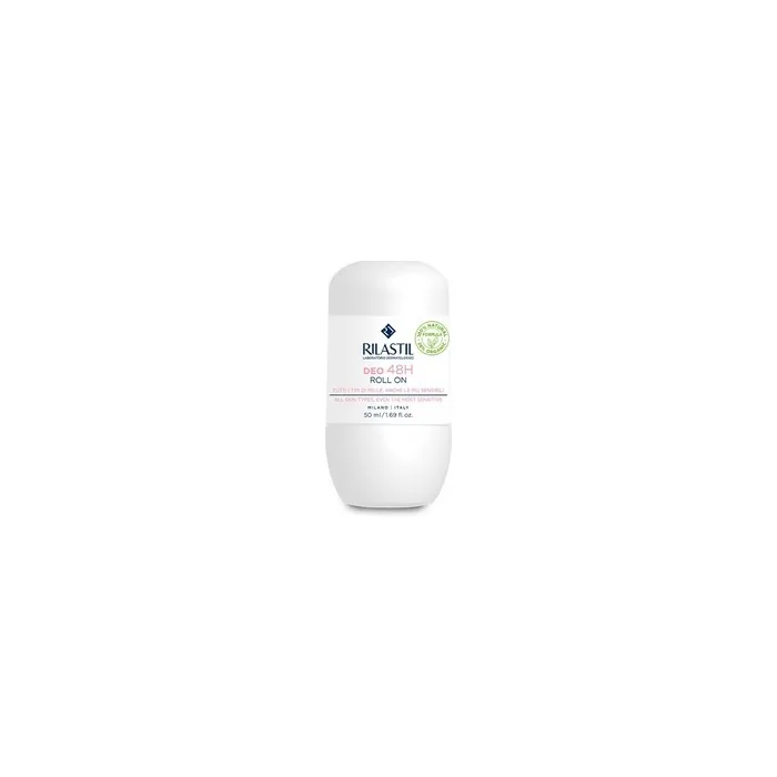 Rilastil Deo Roll-On 48h Deodorant for Excessive Sweating and Sensitive Skin 50ml