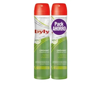 Byly Byly Organic Extra Fresh Deodorant Spray 2x200ml
