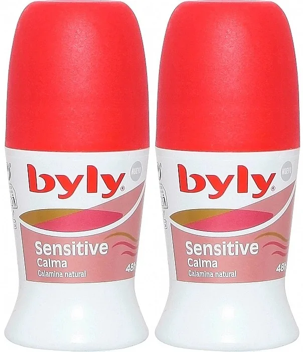 Byly Byly Sensitive Calma Rollon Deodorant Pack 2 X 50ml