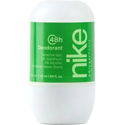 Nike Ginger Tonic Men's Roll-On Deodorant 50ml - Anti-Stain