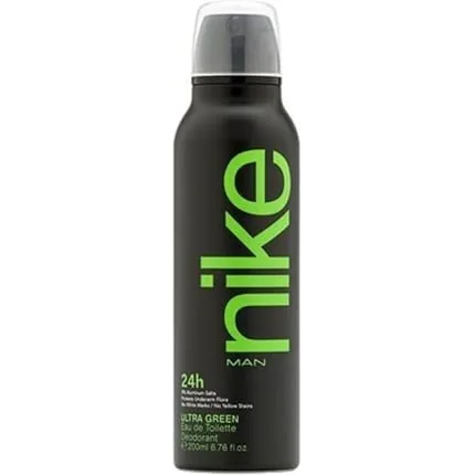 Nike Ultra Green Men's Deodorant Spray 200ml - Anti-Stain