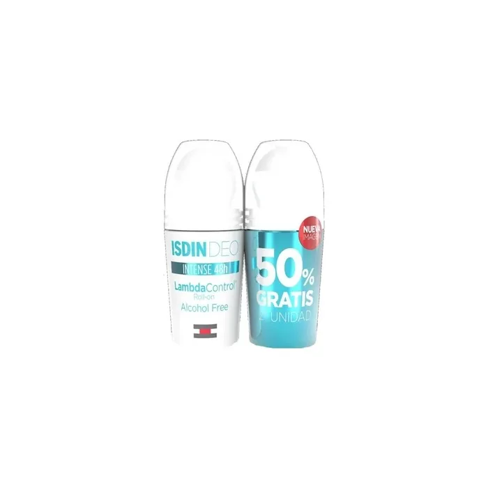 Isdin Isdin Lambda Control Intense 48h Rollon Deodorant 2x50ml