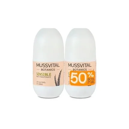 Mussvital Mussvital Botanics Deo Sensitive 75ml Set Of 2 Units