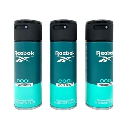 Reebok Cool Your Body Deodorant Bodyspray for Men 150ml