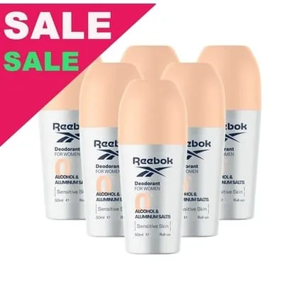 Reebok Sensitive Skin Women's Deodorant Rollon 50ml