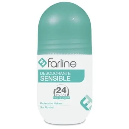 Farline Sensitive Deodorant 50ml - Unscented, 24-Hour Protection