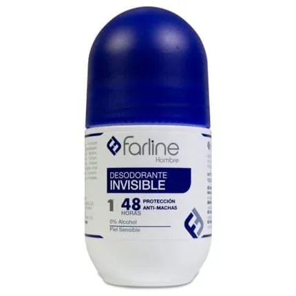 Farline Men's Invisible Deodorant for Sensitive Skin 50ml