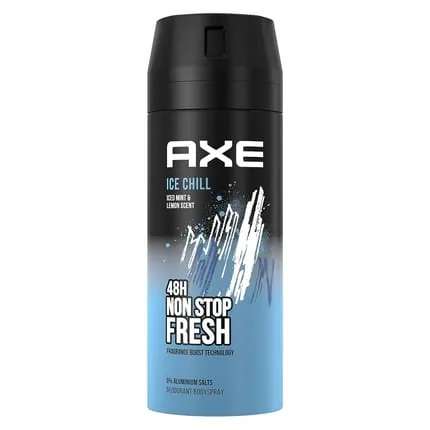 Axe Ice Chill Deodorant without Aluminum Provides 48 Hours of Effective Protection Against Body Odor 150ml