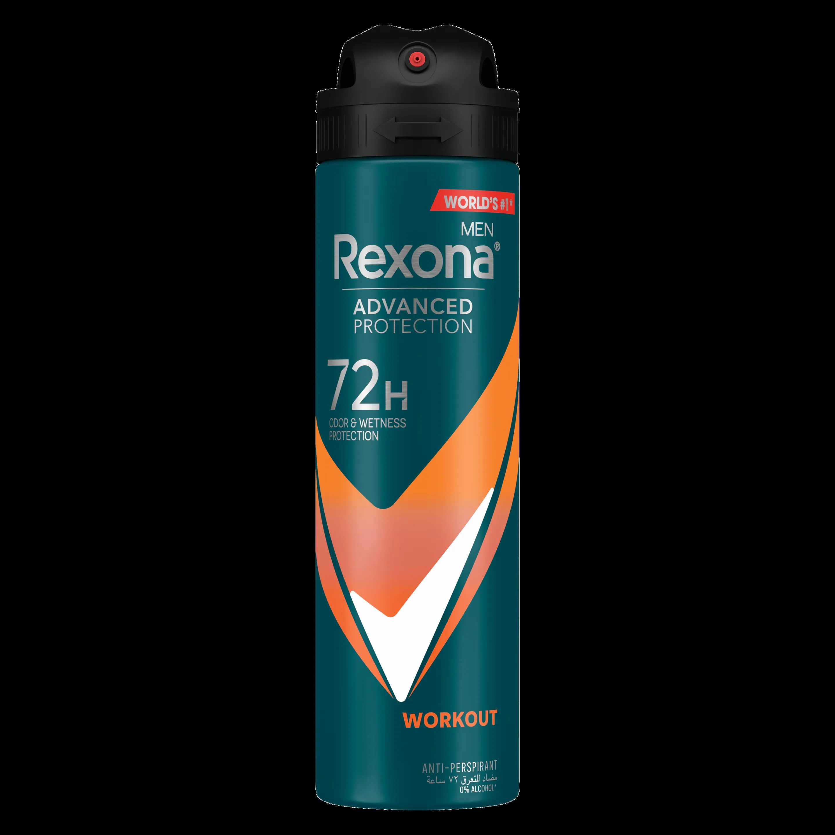 Rexona Men's Deodorant Spray Workout Hi-Impact 150ml
