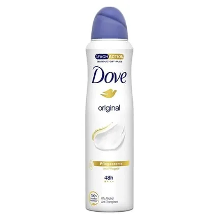 Dove Original Anti-Transpirant Deodorant Spray with 48 Hour Protection and Triple Action 150ml