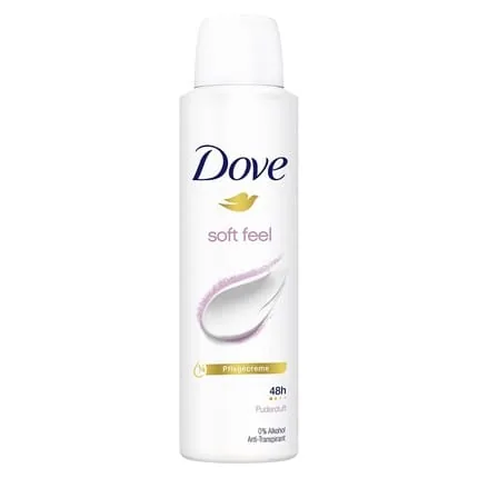 Dove Soft Feel Powder Scent Anti-Perspirant Deodorant 48h Protection 150ml
