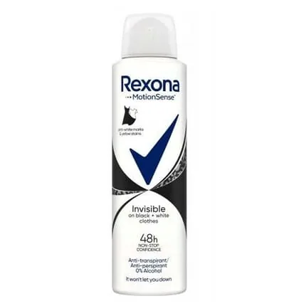 Rexona Women Invisible Black & White Antiperspirant Spray 150ml