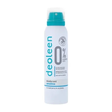 Deoleen Deospray Aluminium Aerosol Sensitive 0% - Gentle And Effective Deodorant