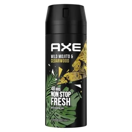 Axe Deodorant Bodyspray Wild Mojito & Cedarwood 150ml