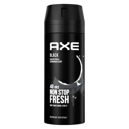 Axe Deo Bodyspray Black By Axe 150 Ml