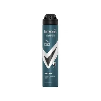 Rexona Men Invisible Black And White Spray 200ml 72h