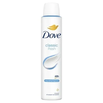 Unilever Dove Classic Fresh Women's Deodorant 200ml