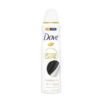 Dove Advanced Care Invisible Dry Deodorant Spray with Anti-Smudge Formula 150ml