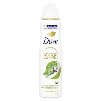 Dove Antiperspirant Spray Matcha Green Tea & Sakura Blossom 150 Ml