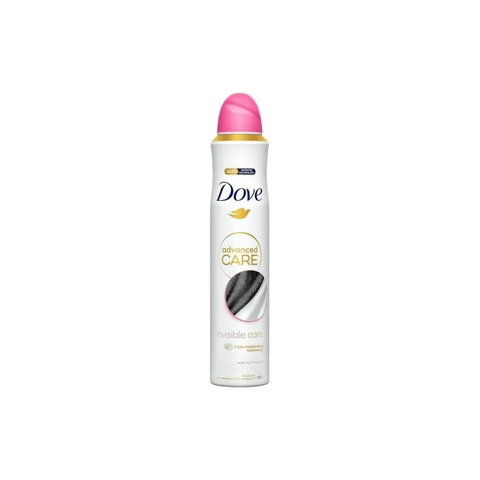 Dove Advanced Care Invisible Care Antiperspirant Deodorant with Triple Moisturizing Technology Spray 200ml Water Lily & Rose