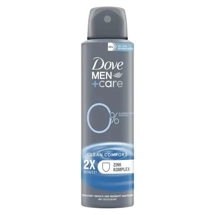 Dove Men+Care Deodorant Spray Clean Comfort Deodorant without Aluminum Protects 48 Hours Against Body Odor 150ml